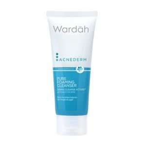 Wardah Acnederm pure foaming cleanser